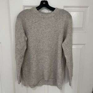 Babaton Gray Merino Blend Sweater